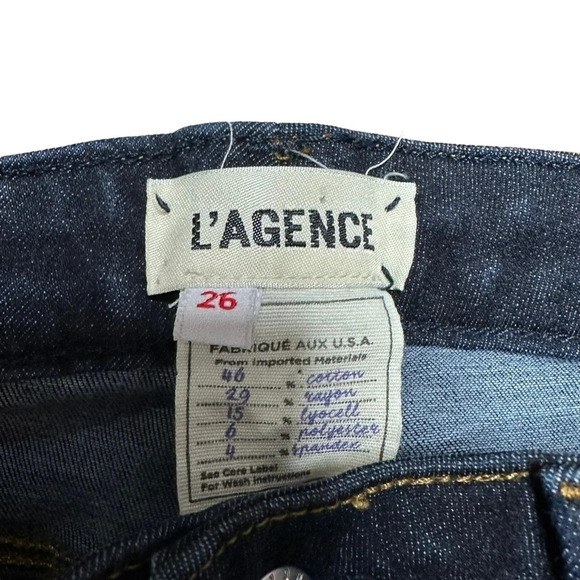 L'agence Dark Wash Stretch Skinny Jean. Sz: 26 - Picture 5 of 6